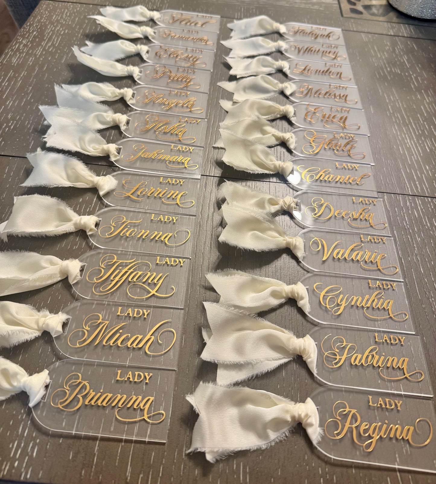 Personalized Acrylic Name Tags