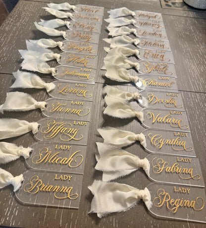 Personalized Acrylic Name Tags