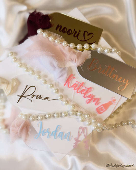 Personalized Acrylic Name Tags