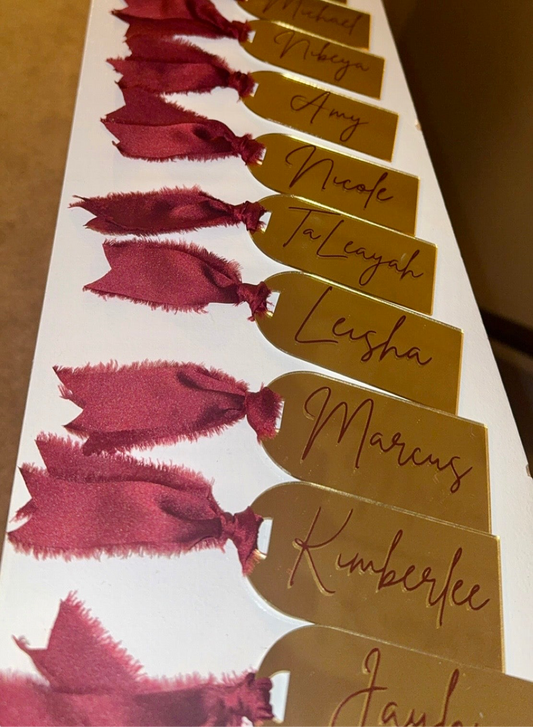 Personalized Acrylic Name Tags