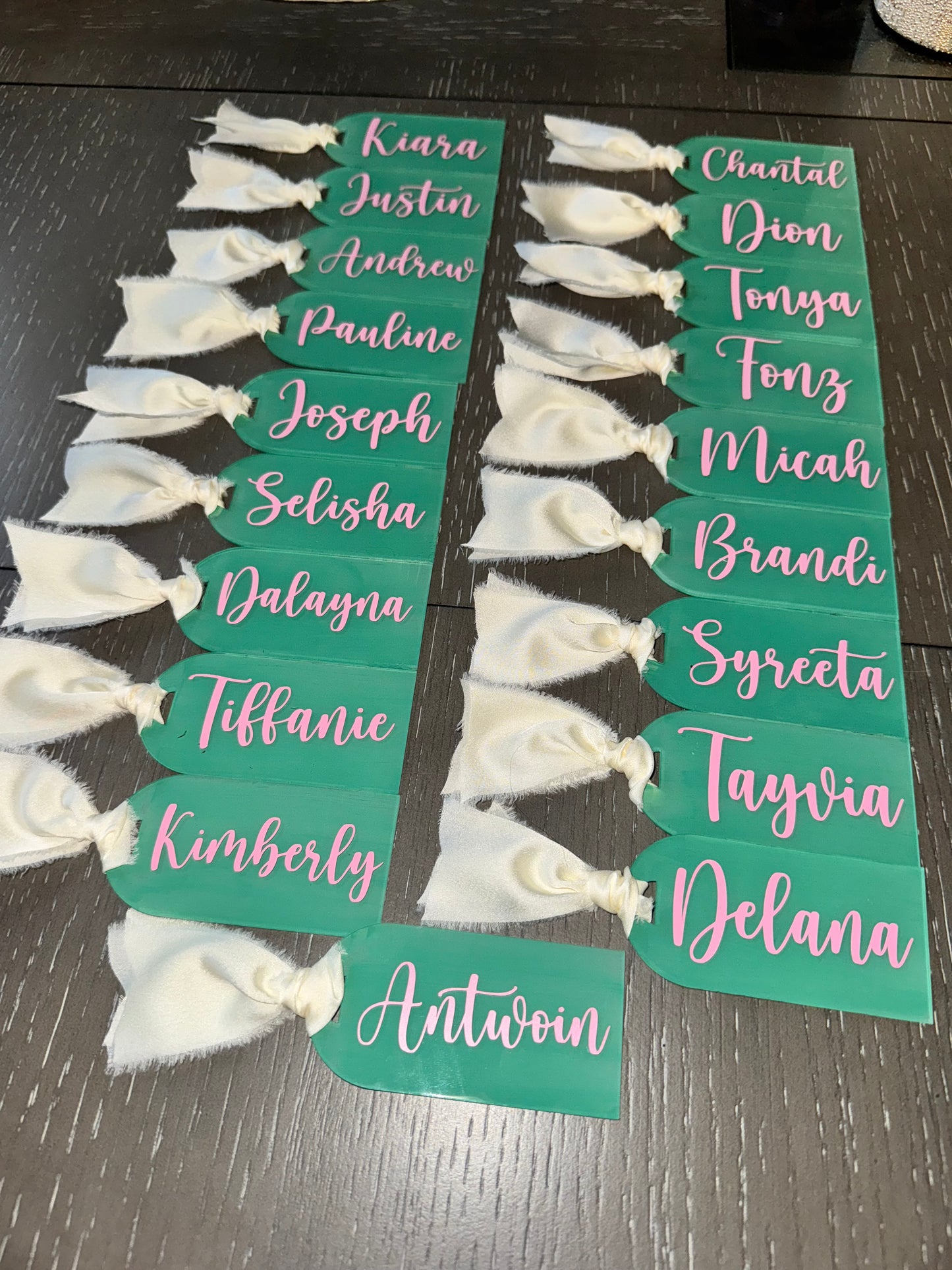 Personalized Acrylic Name Tags