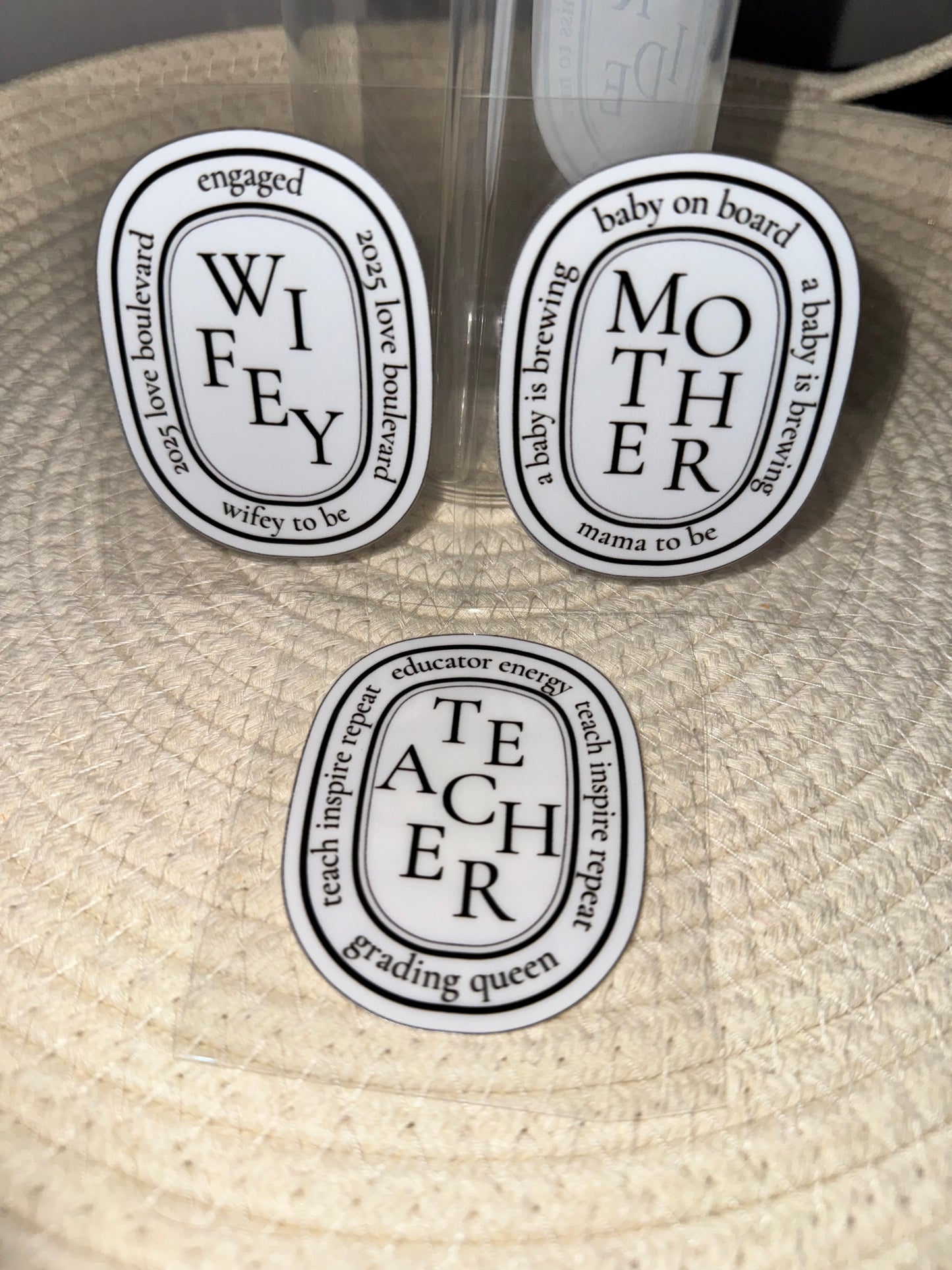 Diptyque Inspired Glass Cup 16 oz Collection