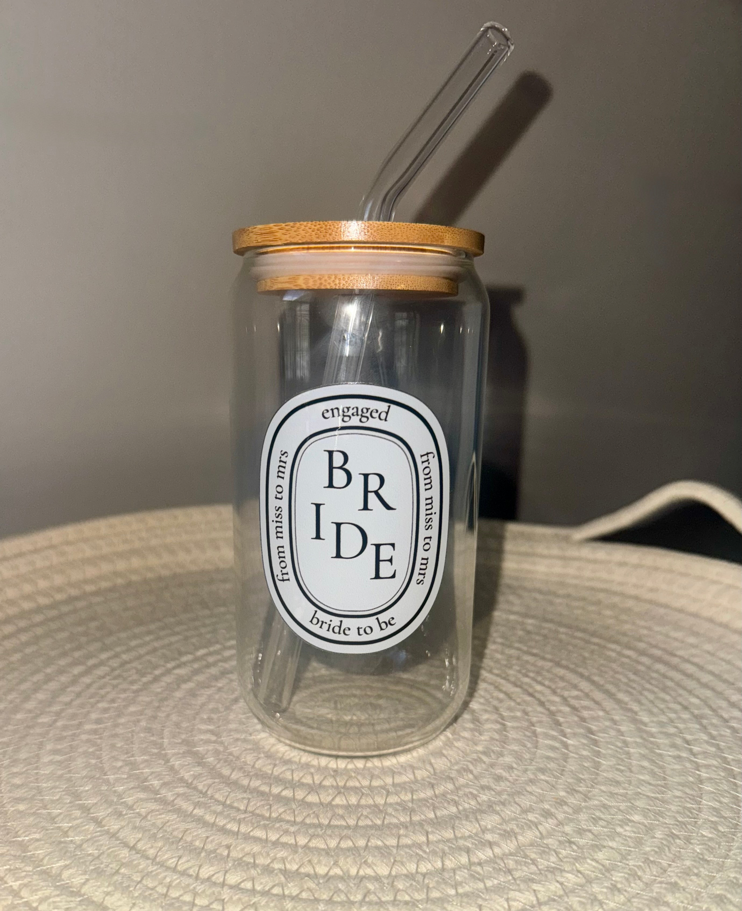 Diptyque Inspired Glass Cup 16 oz Collection