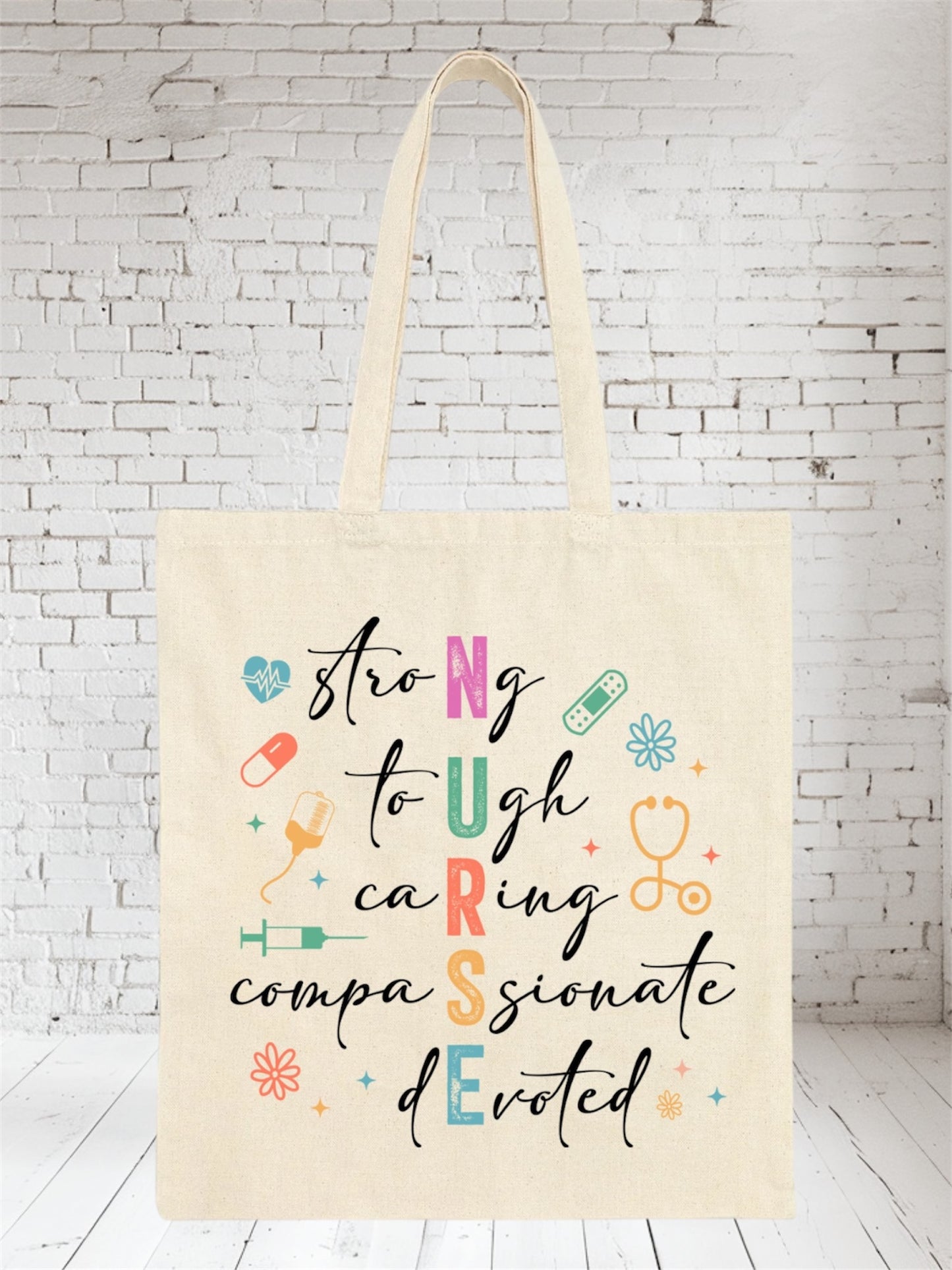 Nurse Qualities Canvas Tote
